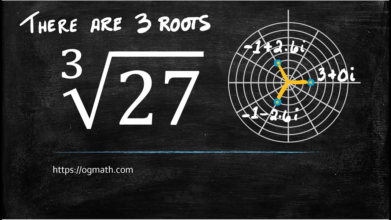 Complex Solutions Of Cube Root 27 YouTube