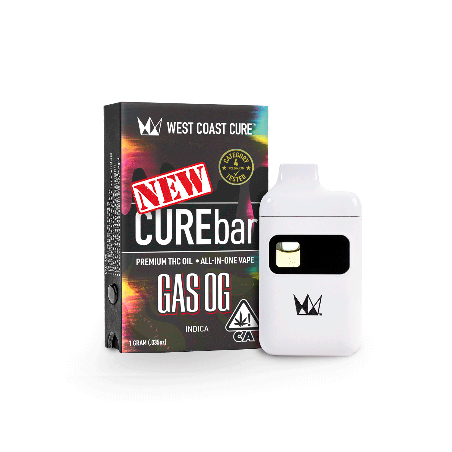 Gas OG AIO CUREbar 1G West Coast Cure
