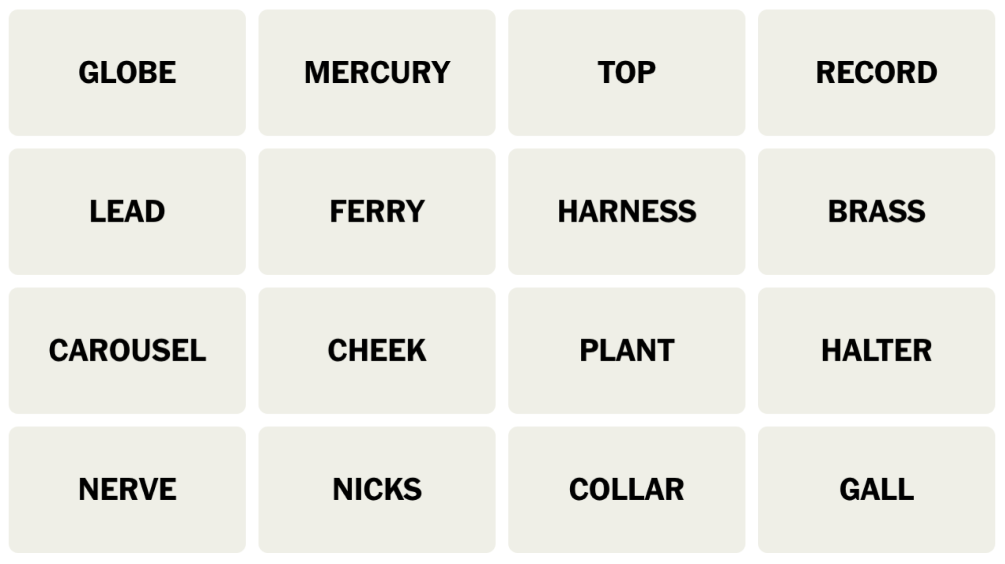 NYT Connections Answer For Today May 10 2024 Lifehacker