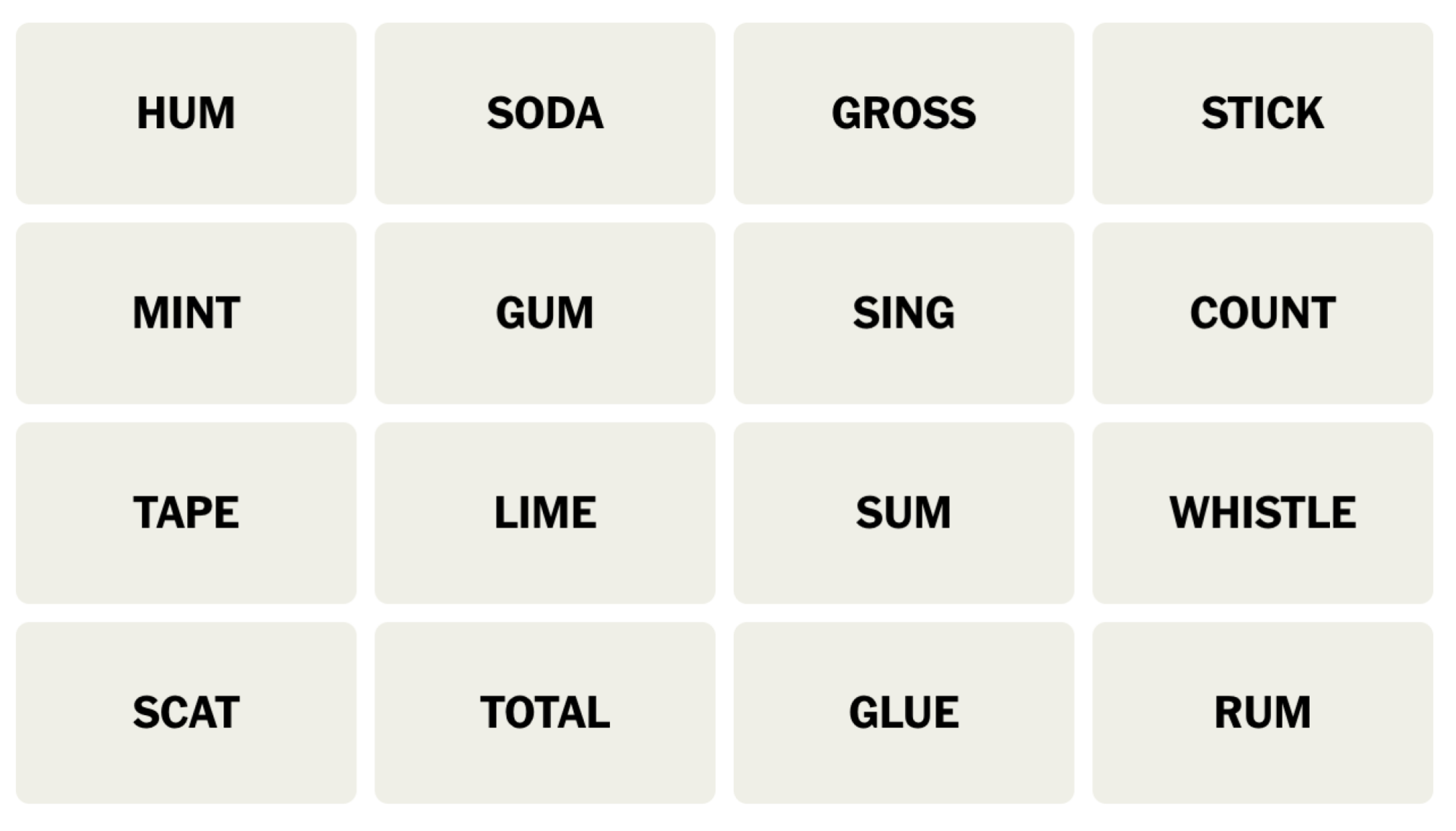 ambiguous recipe amount crossword