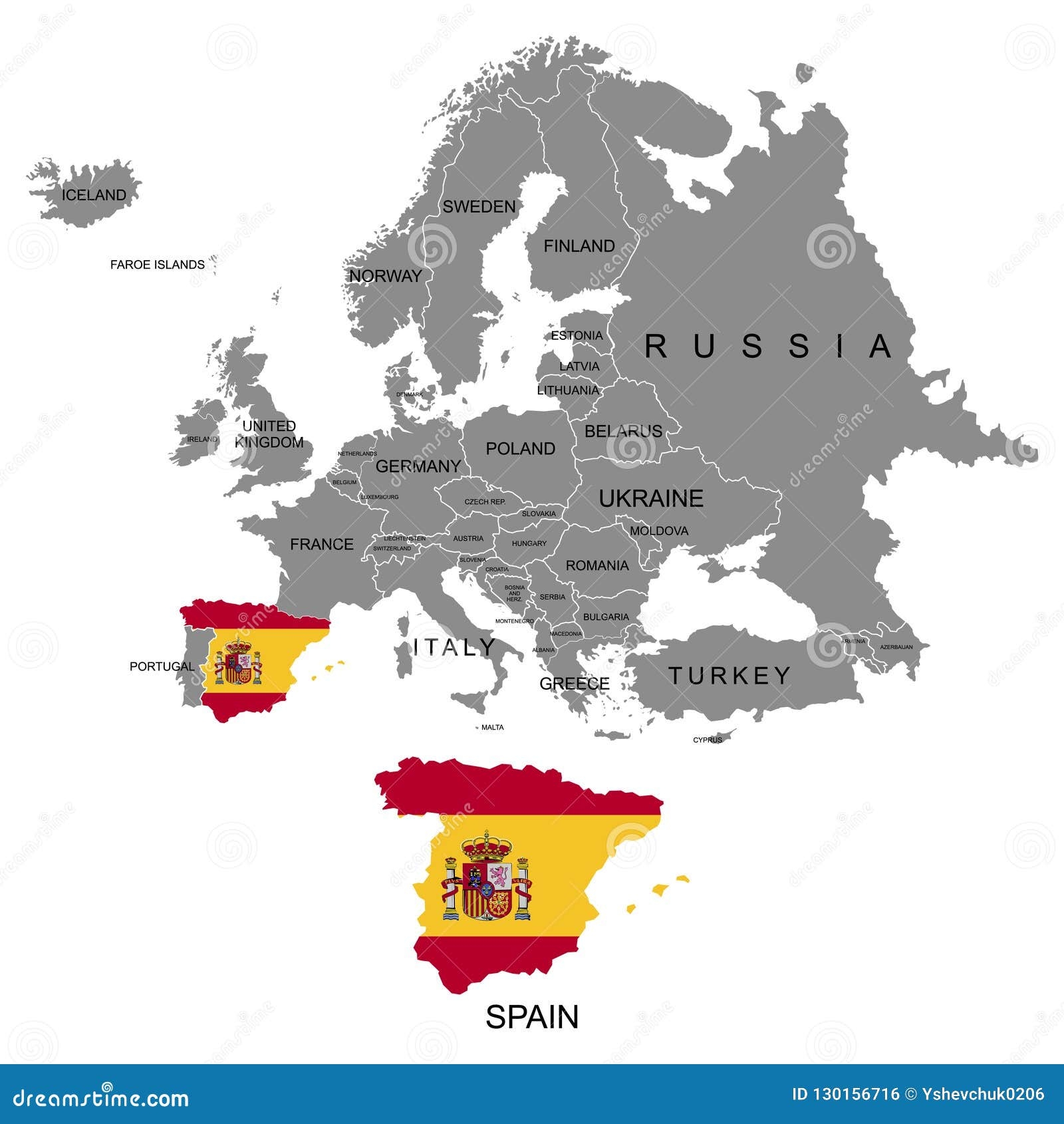 what continent is spain in