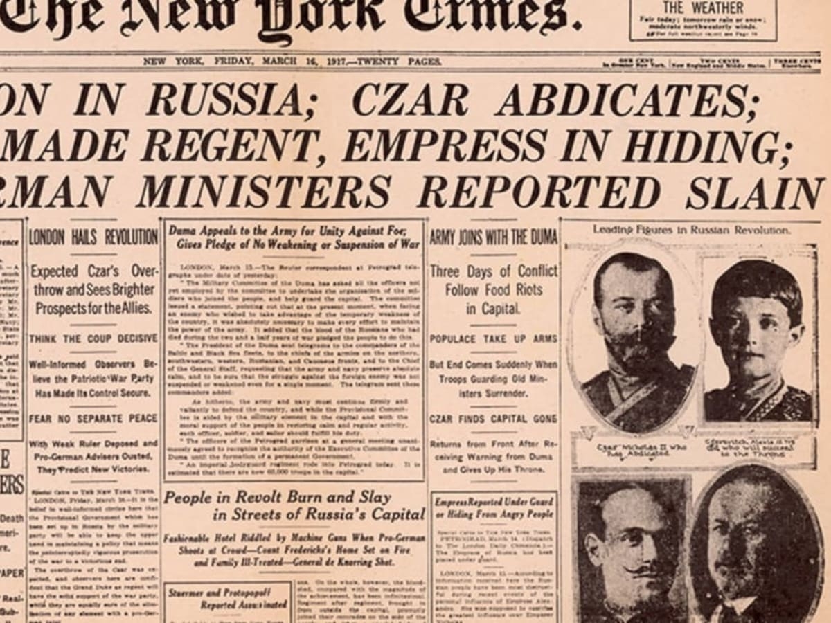 The End Of The Romanov Dynasty