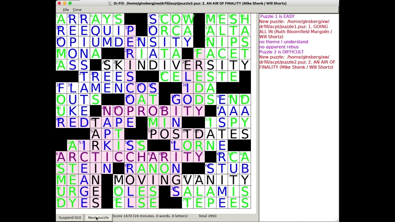 This Computer Won The 2021 American Crossword Puzzle Tournament