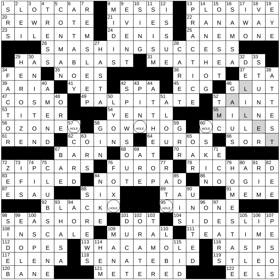 0128 24 NY Times Crossword 28 Jan 24 Sunday NYXCrossword