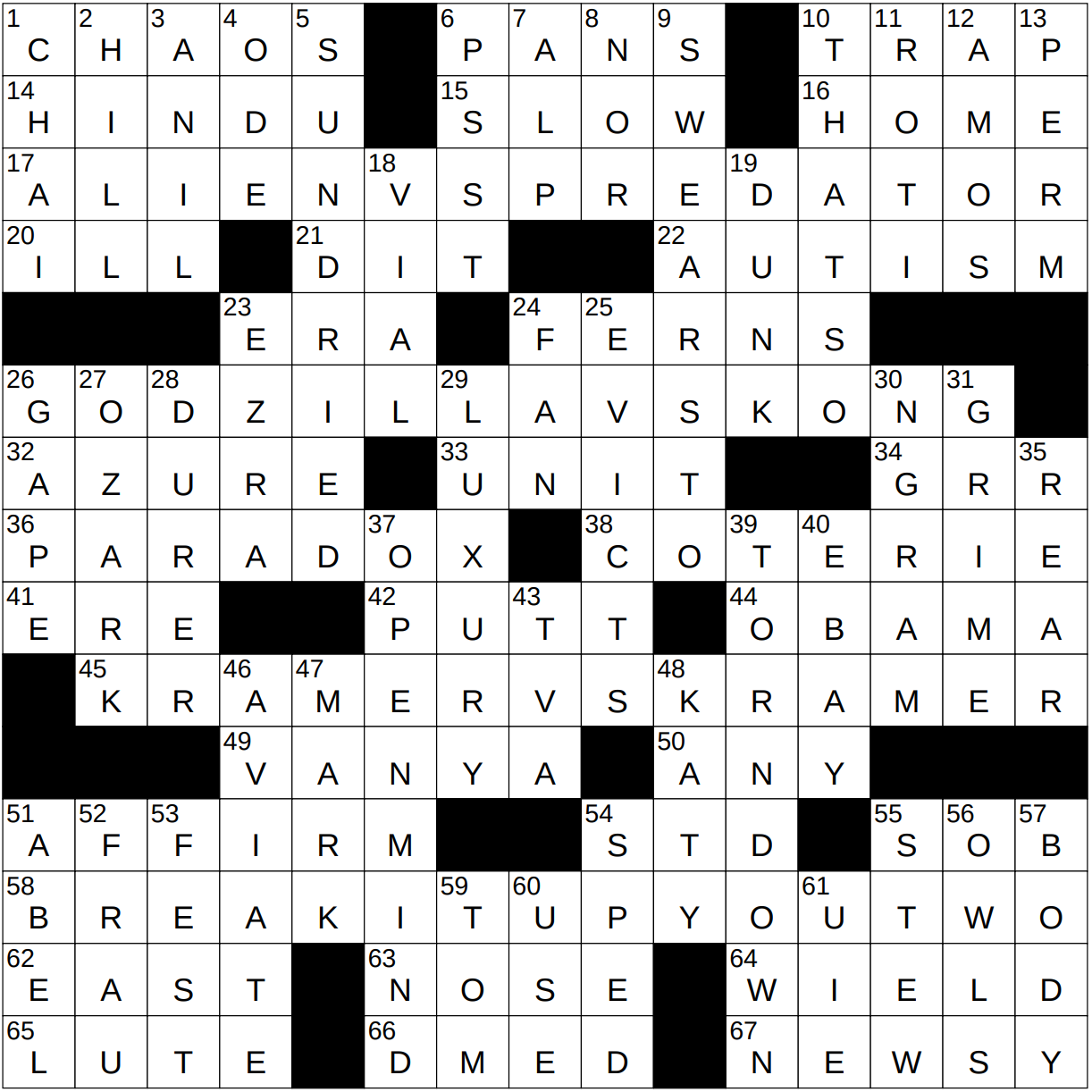0418 23 NY Times Crossword 18 Apr 23 Tuesday NYXCrossword