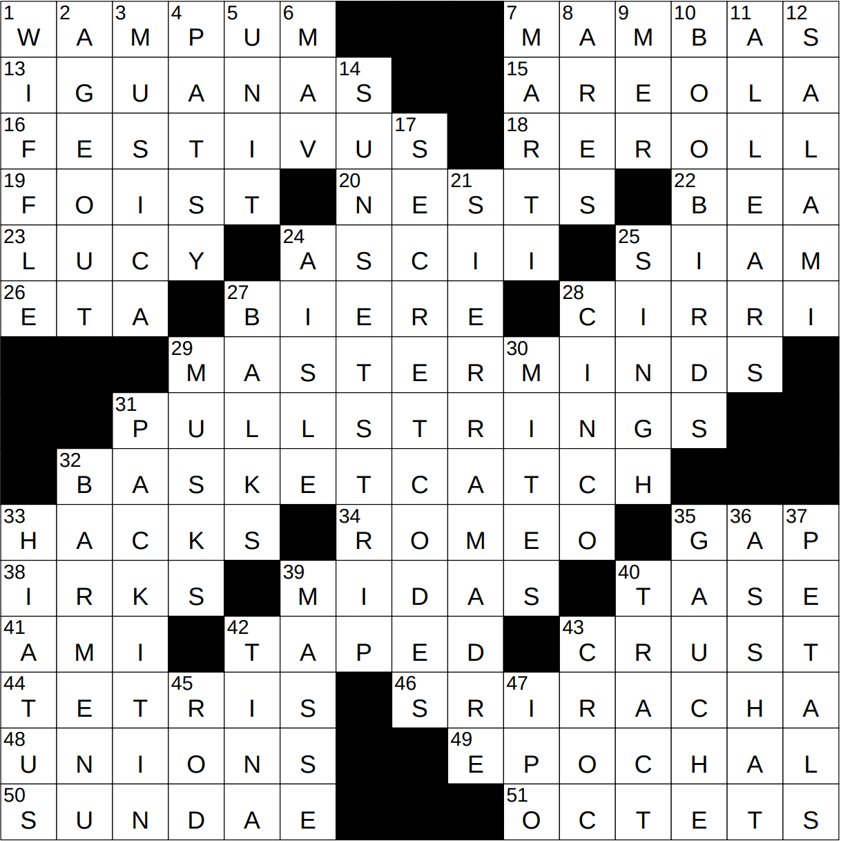 0525 24 NY Times Crossword 25 May 24 Saturday NYXCrossword
