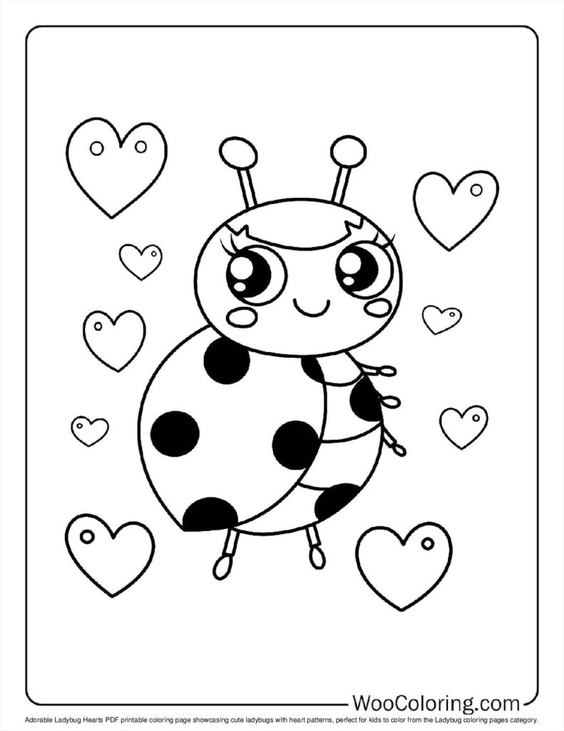 100 Ladybug Coloring Pages Free PDF To Print Woo Coloring 100 Ladybug Coloring Pages Free PDF To Print Woo Coloring