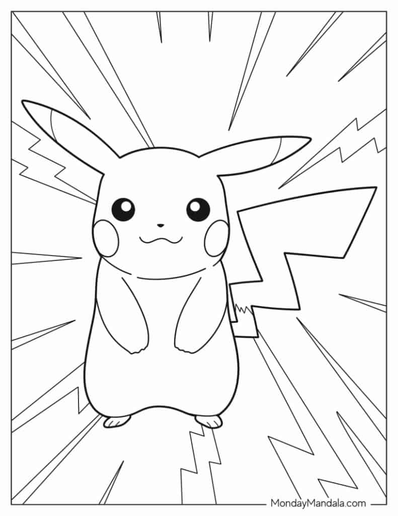 print pokemon pictures to color