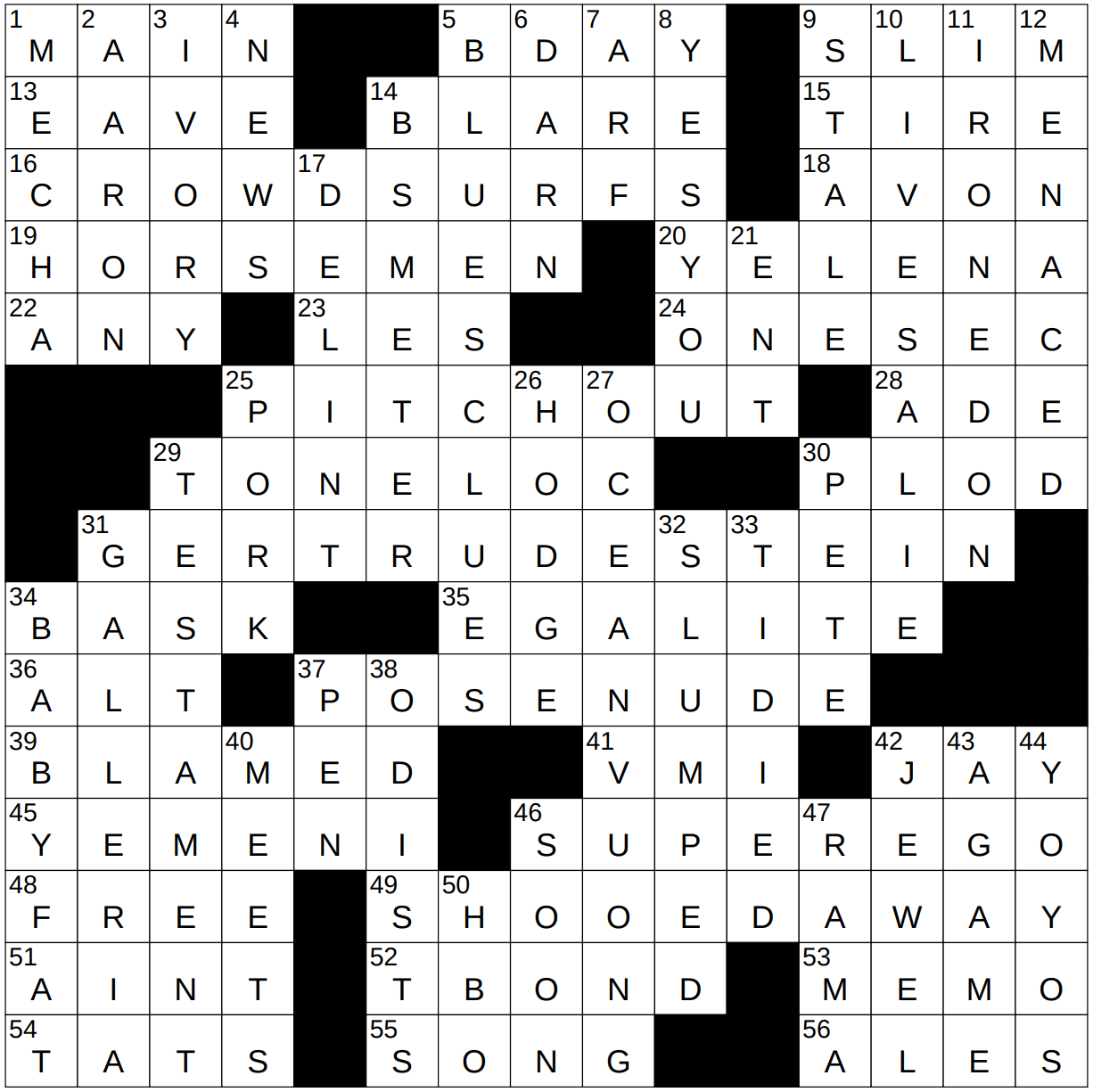1001 22 NY Times Crossword 1 Oct 22 Saturday NYXCrossword 1001 22 NY Times Crossword 1 Oct 22 Saturday NYXCrossword