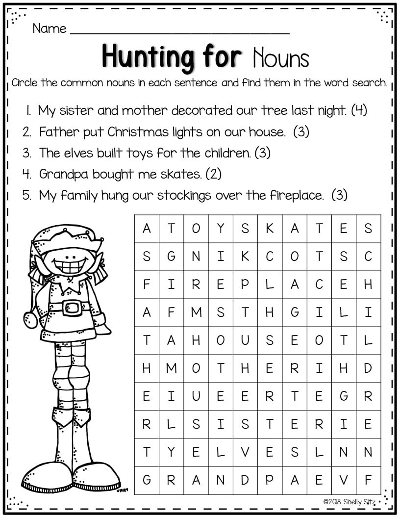 worksheets for second graders