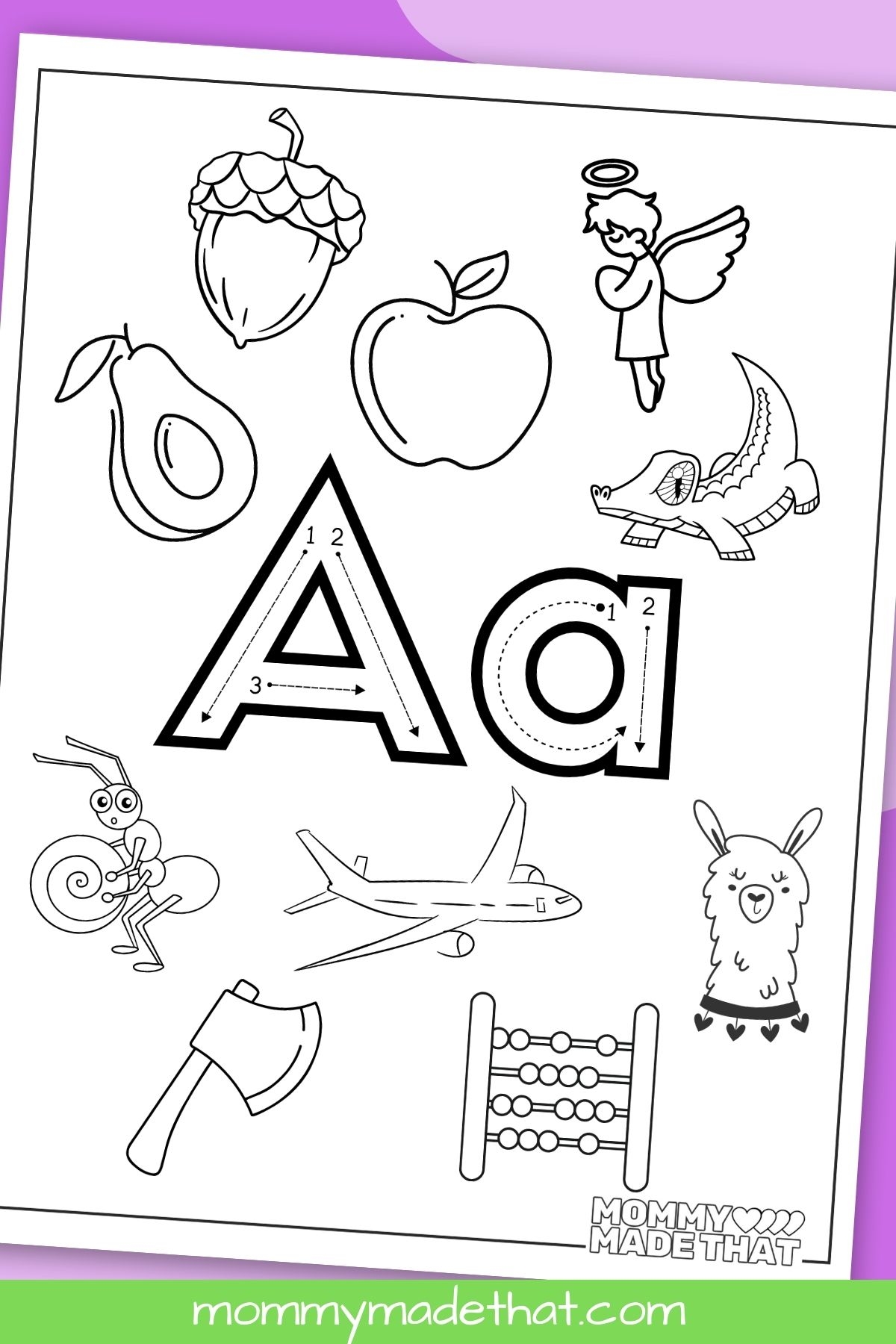 16 Letter A Coloring Pages Tons Of Free Printables 16 Letter A Coloring Pages Tons Of Free Printables