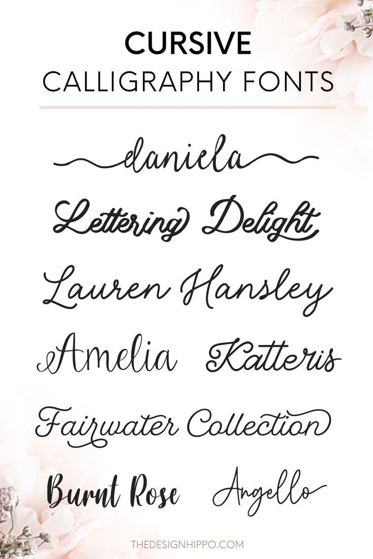 17 Best Cursive Calligraphy Fonts 17 Best Cursive Calligraphy Fonts