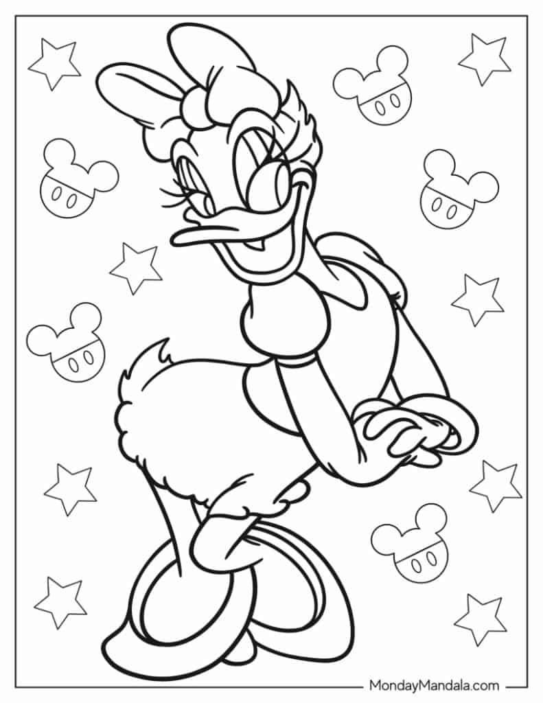18 Daisy Duck Coloring Pages Free PDF Printables 18 Daisy Duck Coloring Pages Free PDF Printables