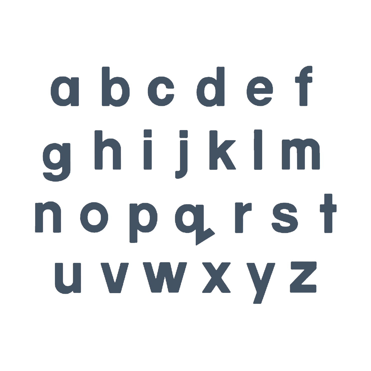 2 Alphabet Lowercase Morton Grove Public Library