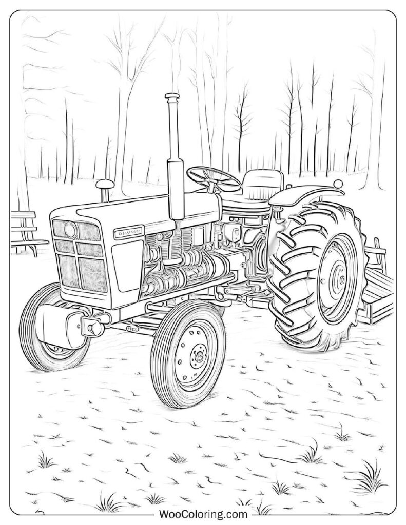 22 Tractor Coloring Pages Free PDF To Print Woo Coloring