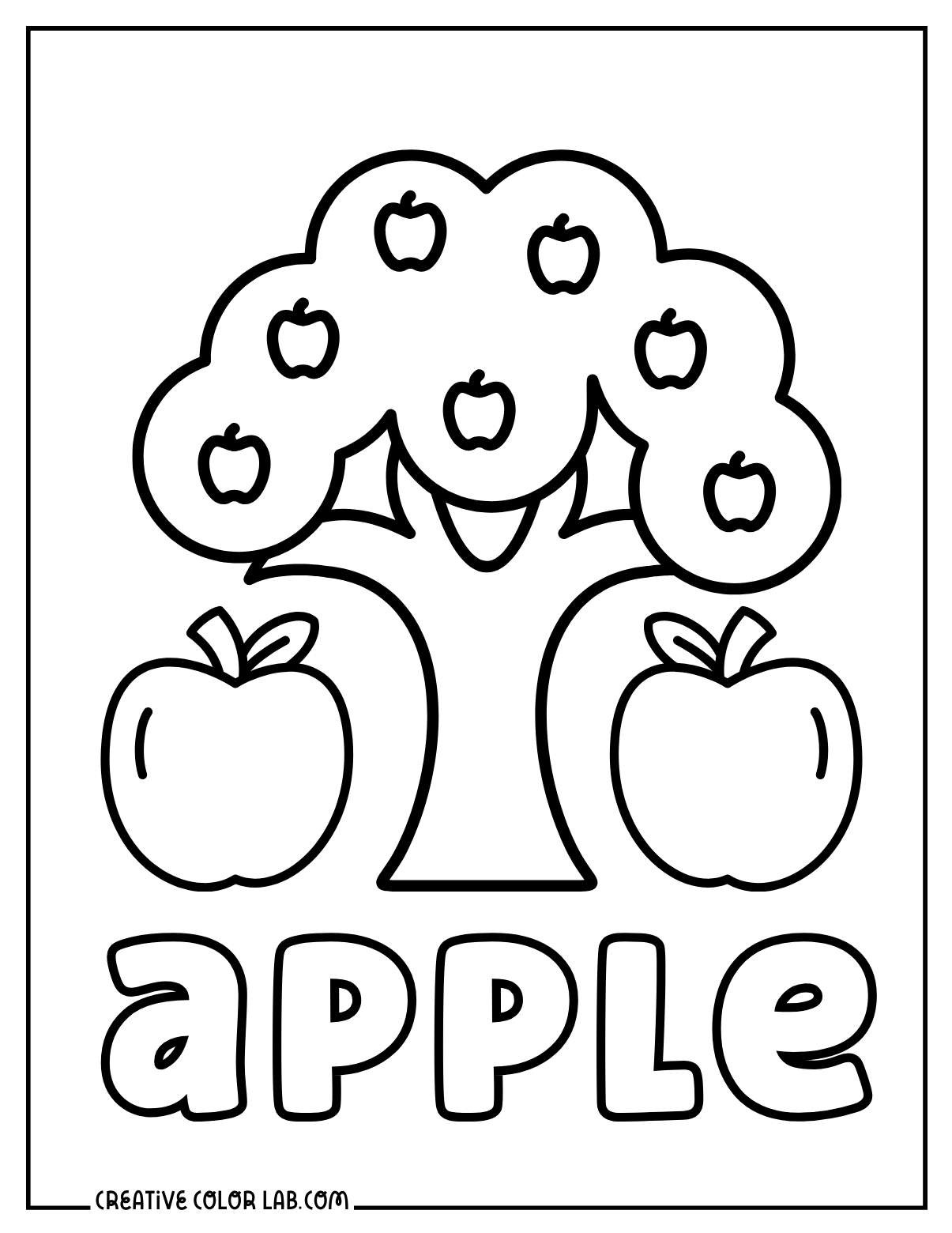24 Apple Tree Coloring Pages Free PDF Printables 24 Apple Tree Coloring Pages Free PDF Printables