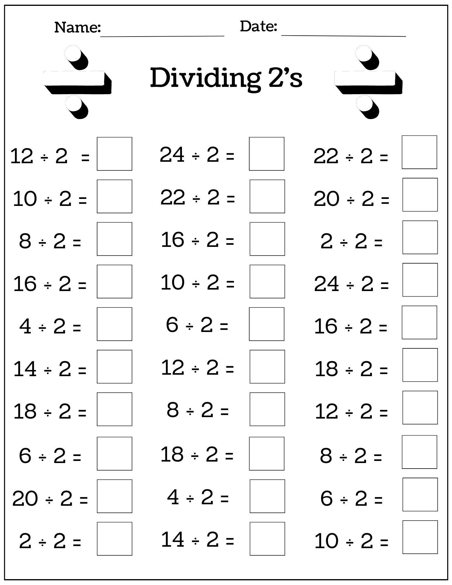 24 Printable Multiplication And Division Worksheets 1 12 Fill In The Blanks With Answer Pages Maths Drills Etsy Norway