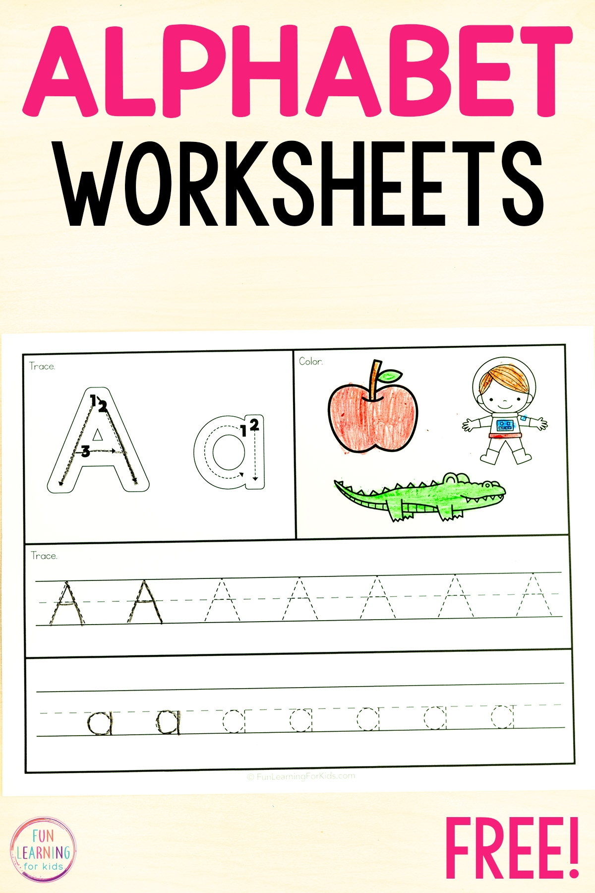 letter tracing worksheets printable