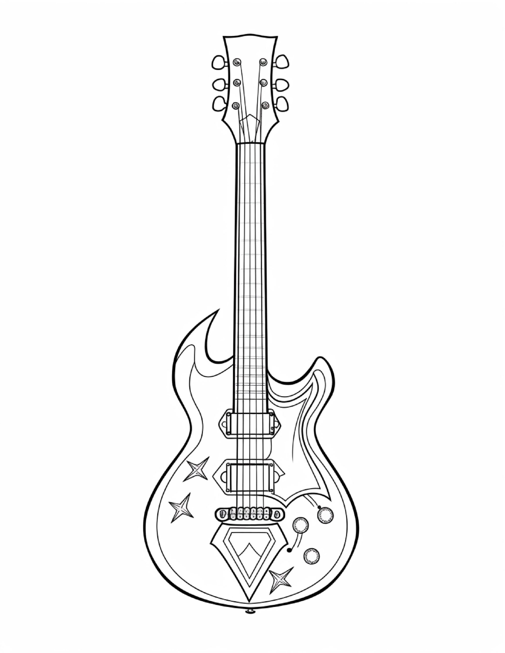 270 Music Coloring Pages Guitar For Adults Kids Coloring Pages Printable Digital Instant Download PDF Best Selling Item Popular Item Etsy