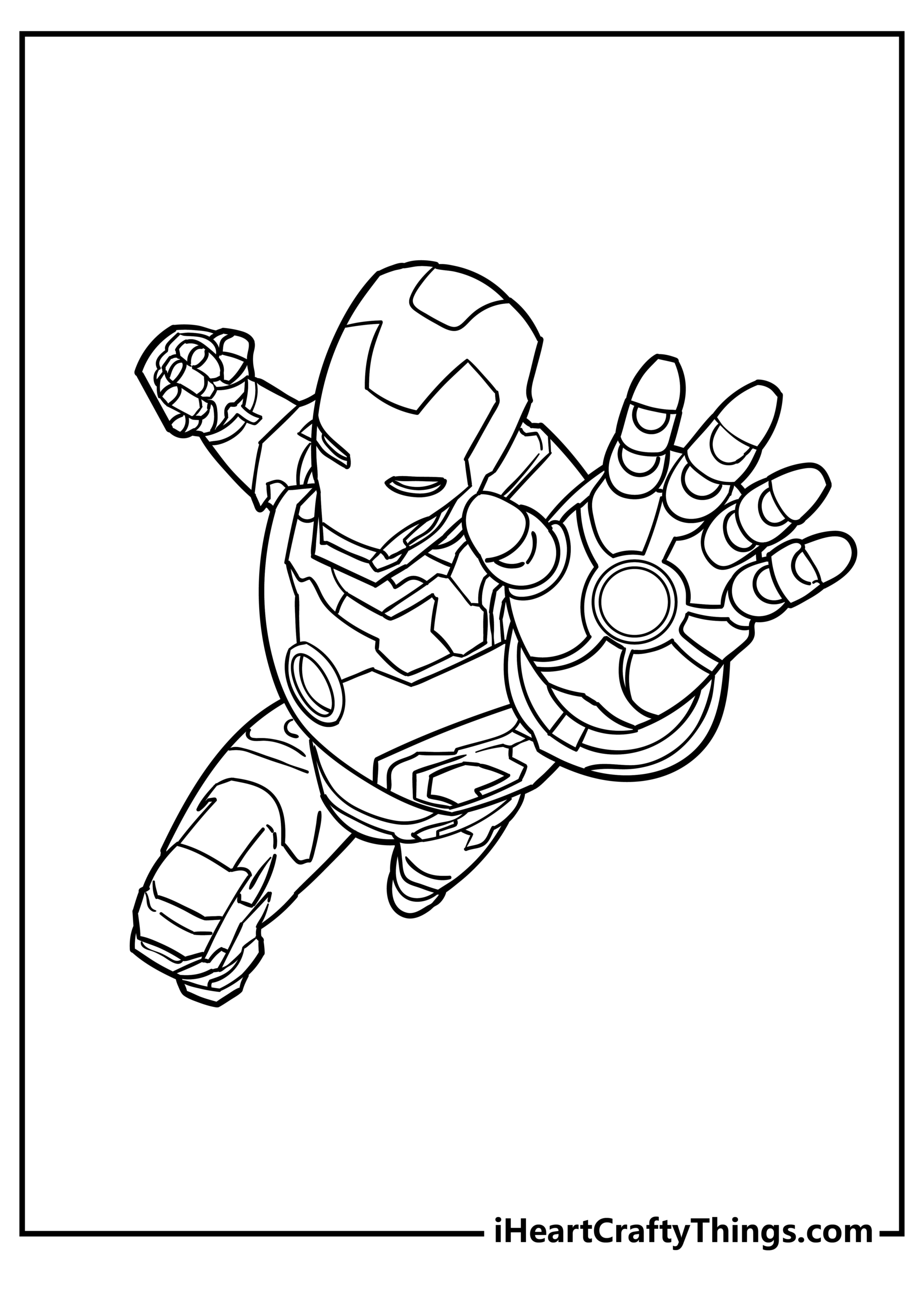 coloring pages of avengers