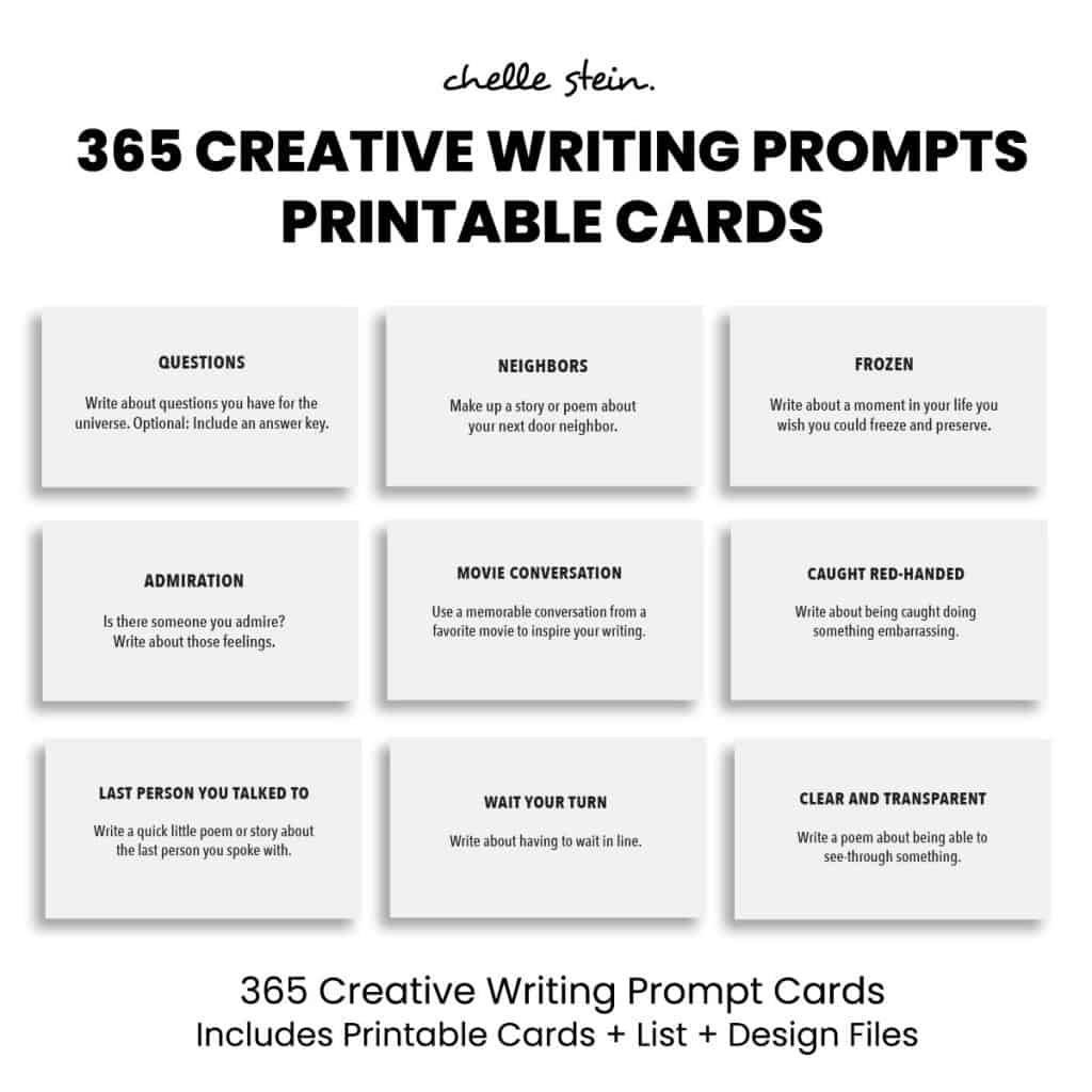365 Creative Writing Prompts ThinkWritten