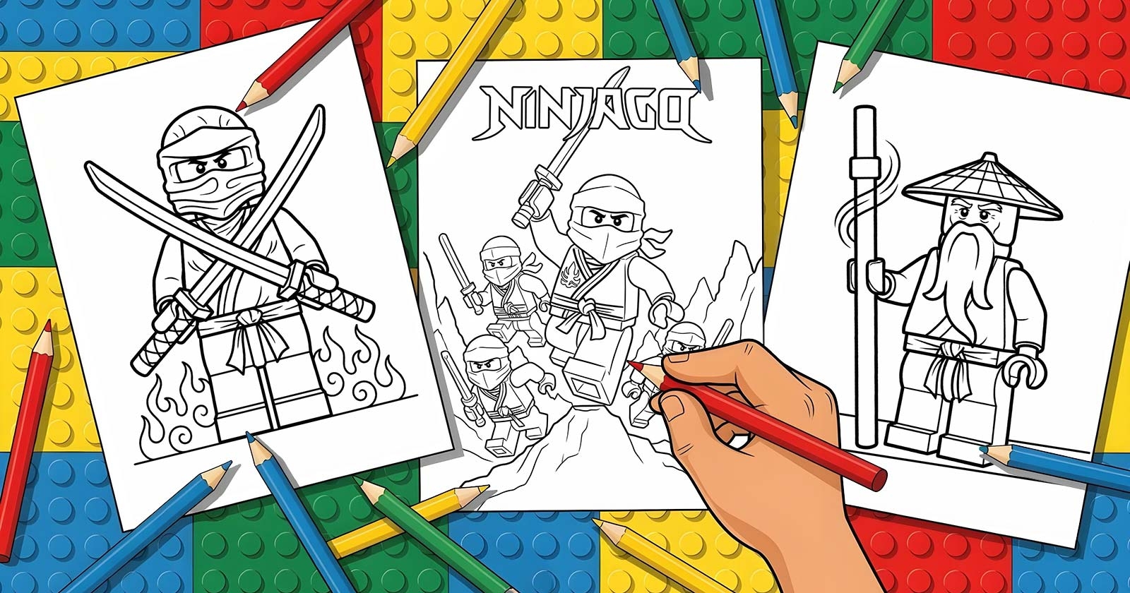 38 Ninjago Coloring Pages Free Printable PDFs 