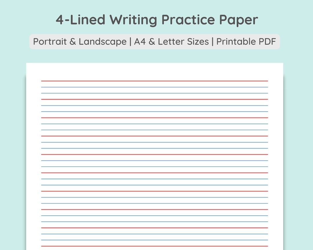 lined paper for handwriting