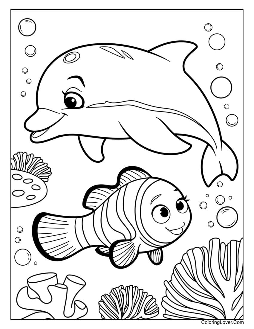 42 Dolphin Coloring Pages Free Printables For All Ages 