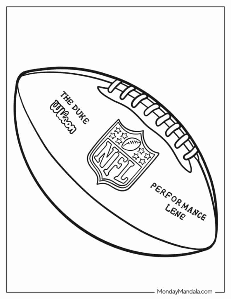 42 Football Coloring Pages Free PDF Printables 42 Football Coloring Pages Free PDF Printables