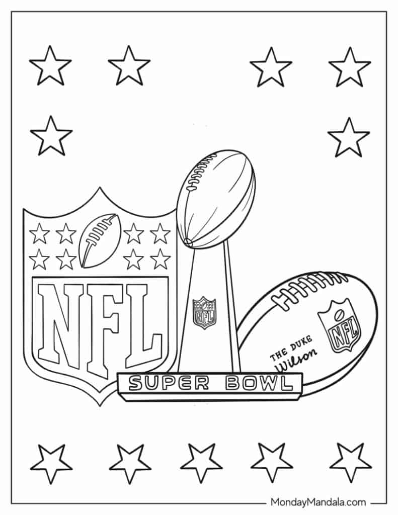 42 Football Coloring Pages Free PDF Printables 42 Football Coloring Pages Free PDF Printables