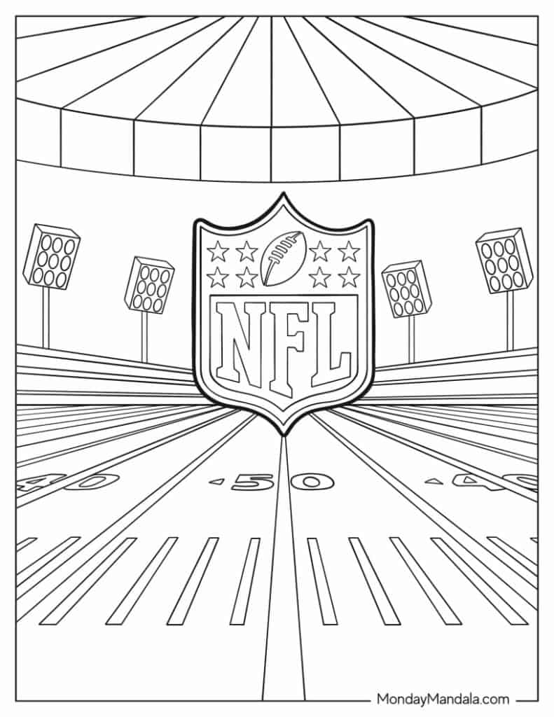 42 Football Coloring Pages Free PDF Printables 42 Football Coloring Pages Free PDF Printables