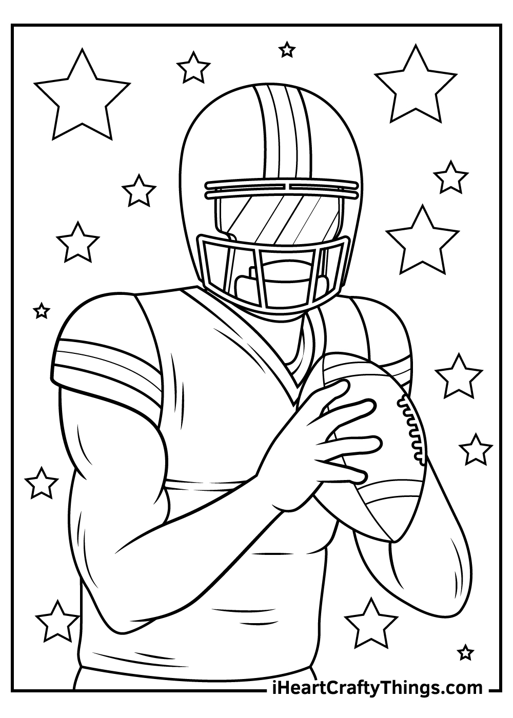 45 Free NFL Football And Super Bowl Coloring Pages To Print 45 Free NFL Football And Super Bowl Coloring Pages To Print