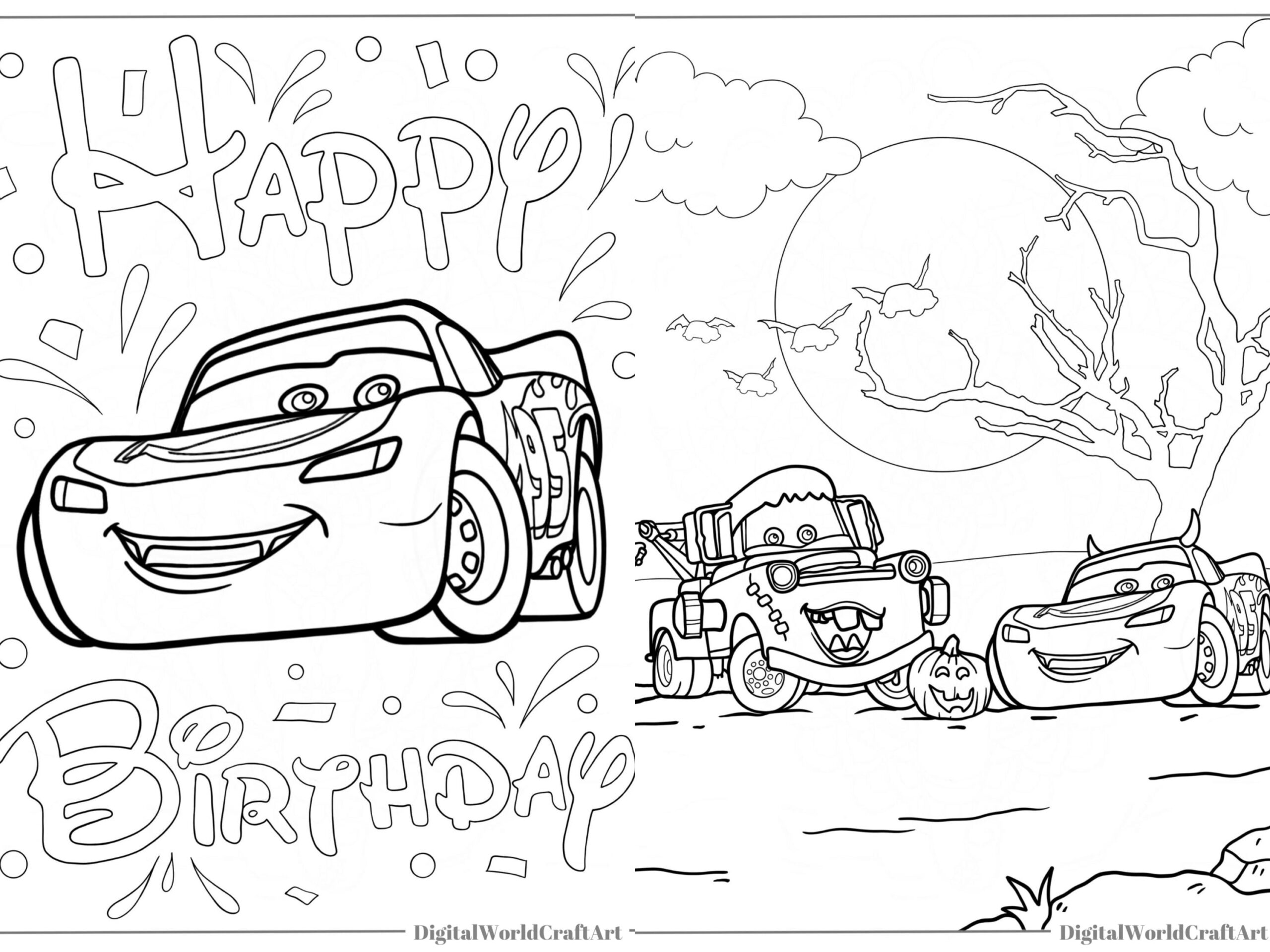 printable car coloring pages