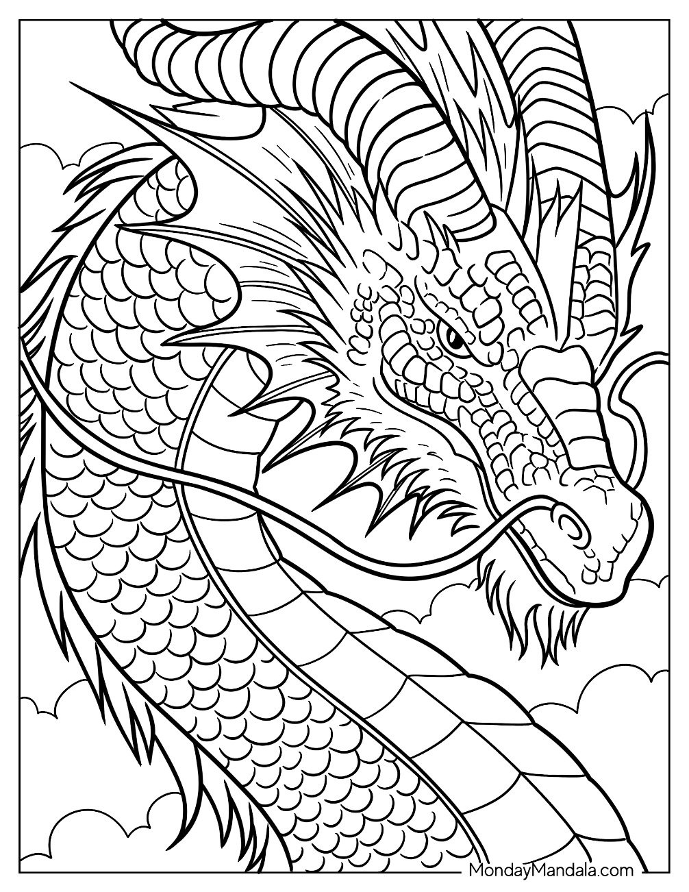 52 Dragon Coloring Pages Free PDF Printables 52 Dragon Coloring Pages Free PDF Printables