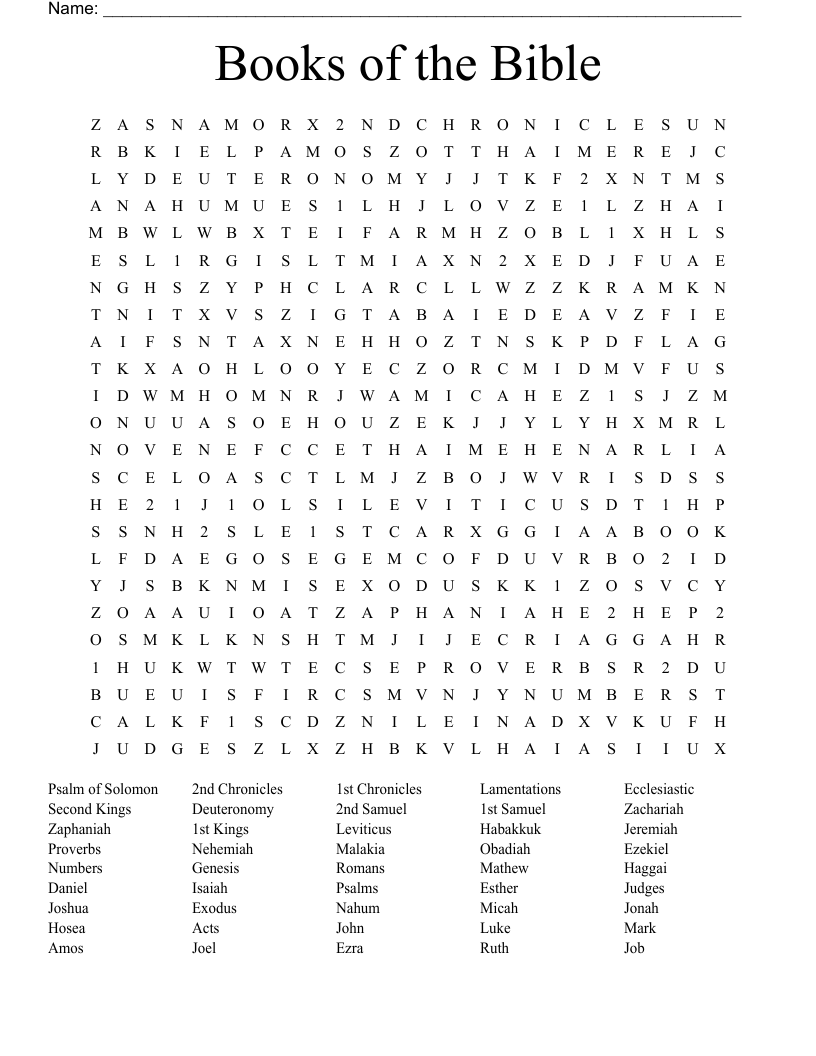 bible crossword puzzles prinbtable