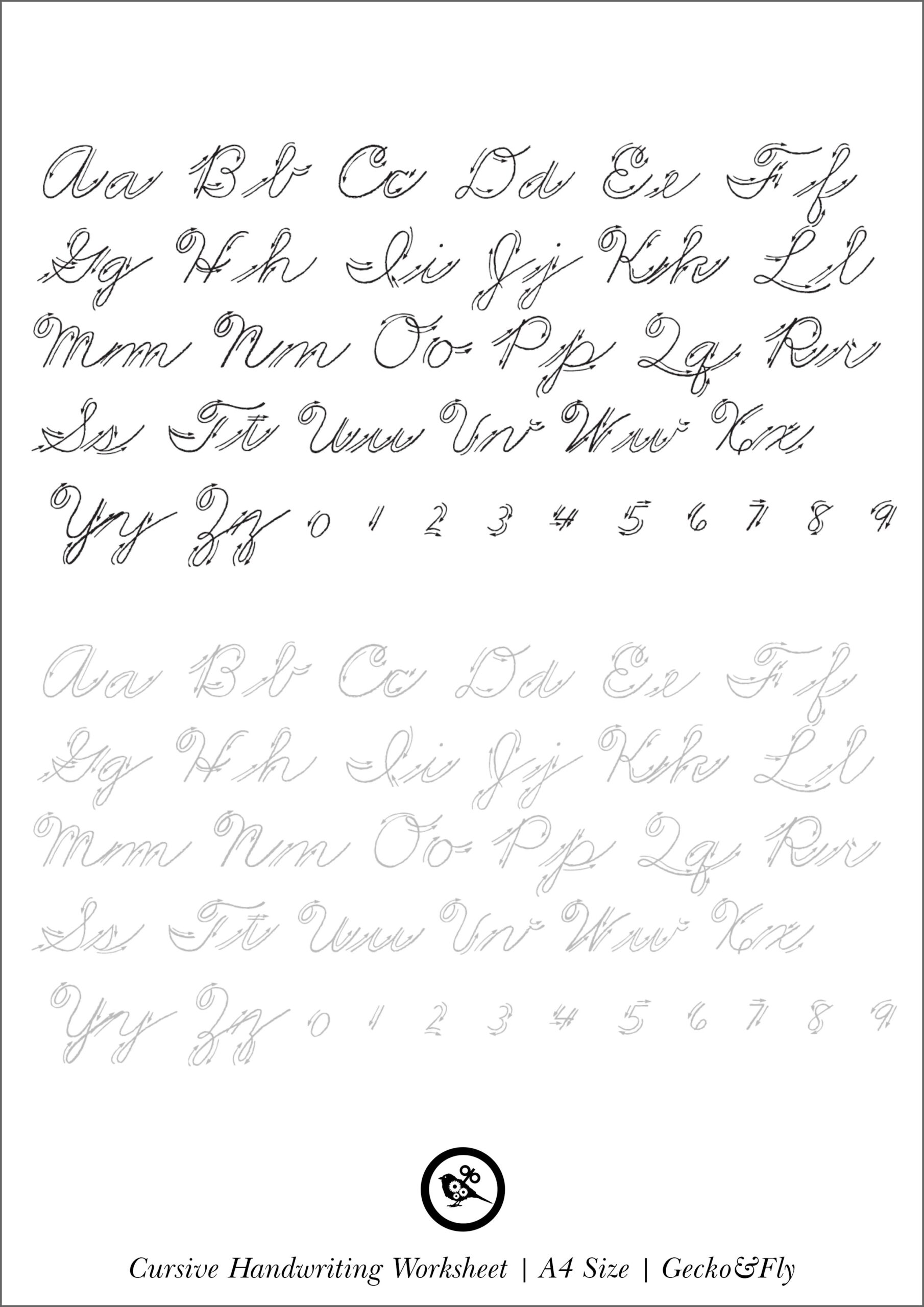 cursive script handwriting practice cursive script handwriting practice