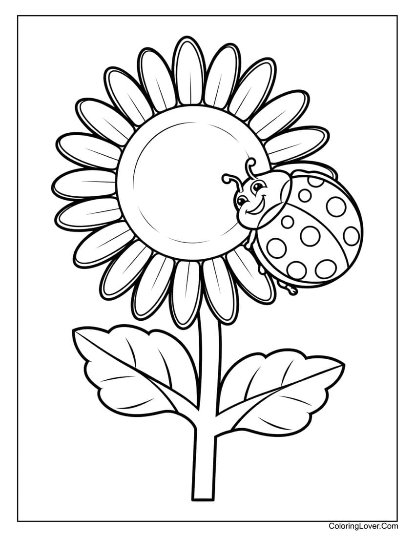 coloring pages of flowers