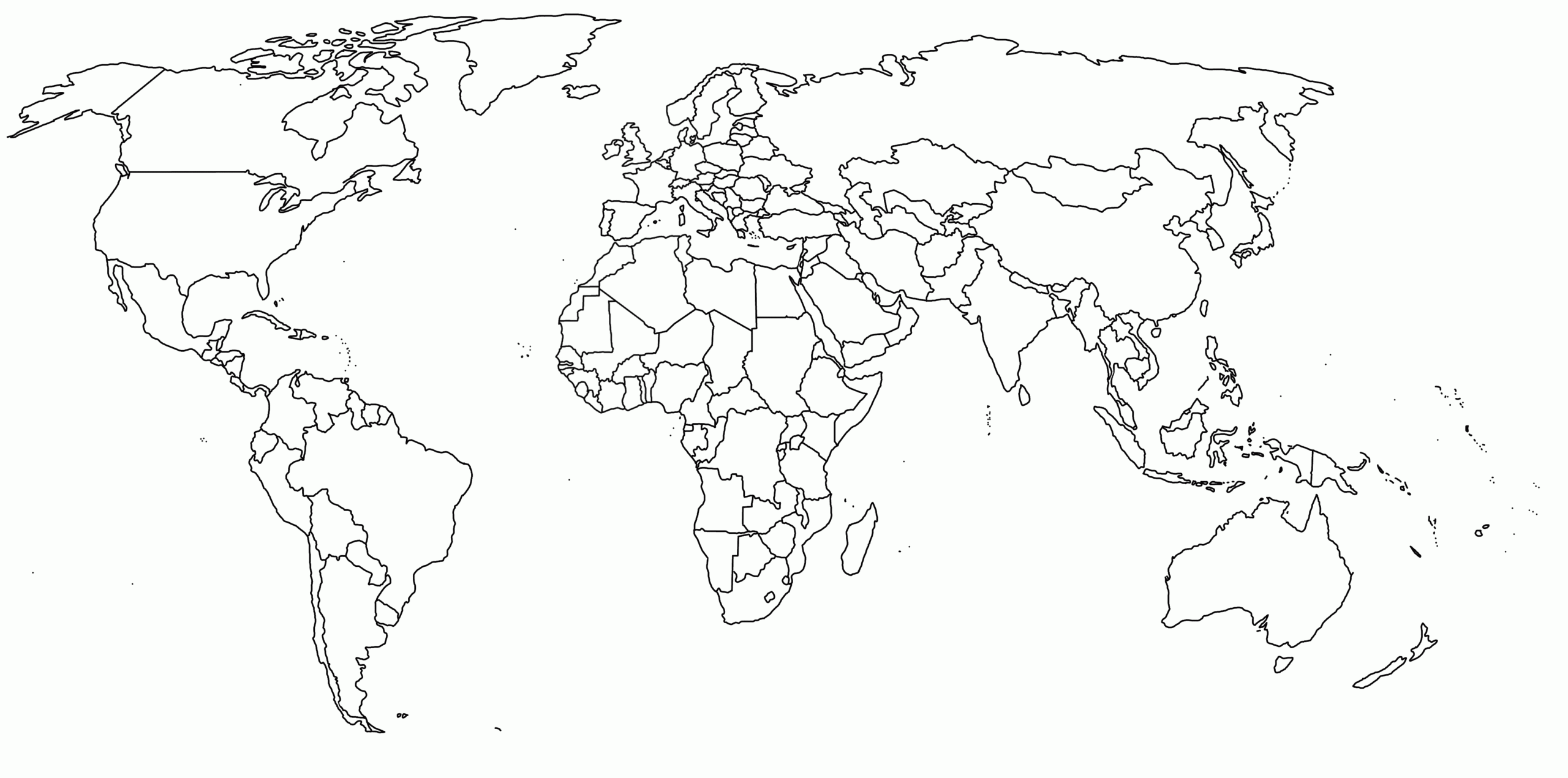 map world coloring page