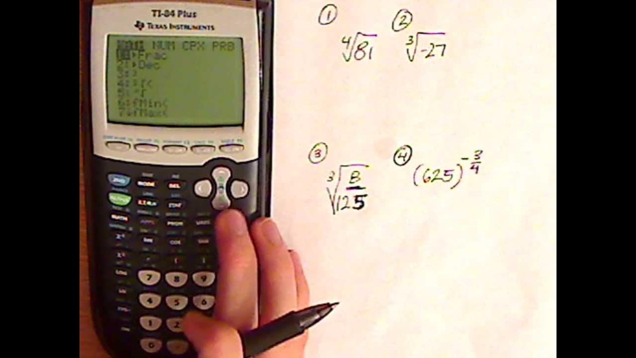 fraction calculator with exponents
