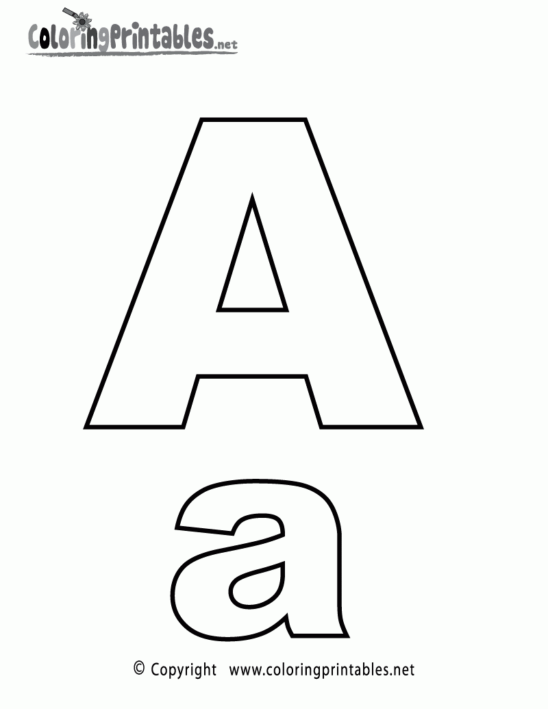 letter a coloring pages letter a coloring pages