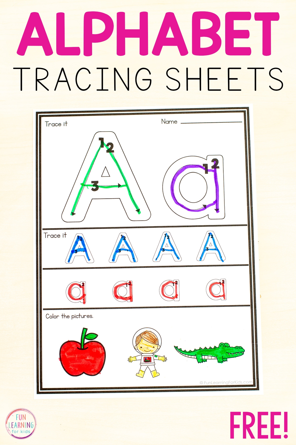 tracing alphabet letters worksheets