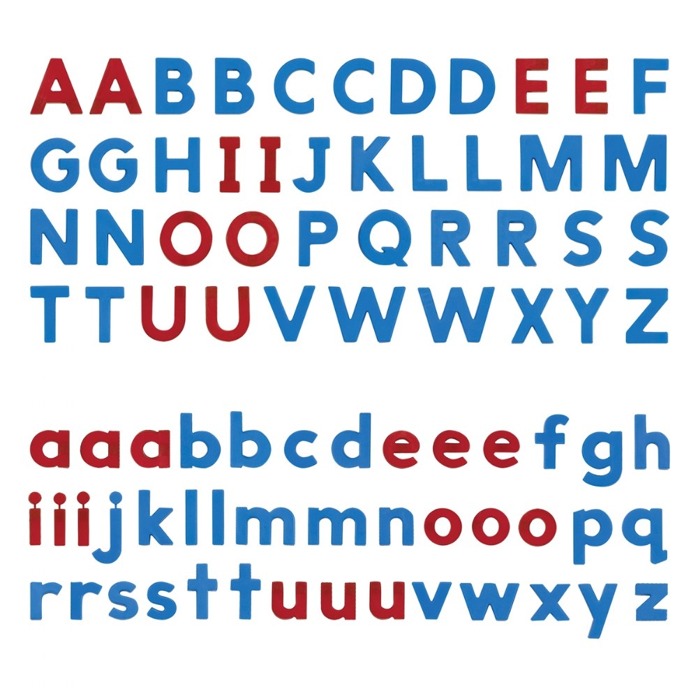 AlphaMagnets Uppercase Lowercase Letters