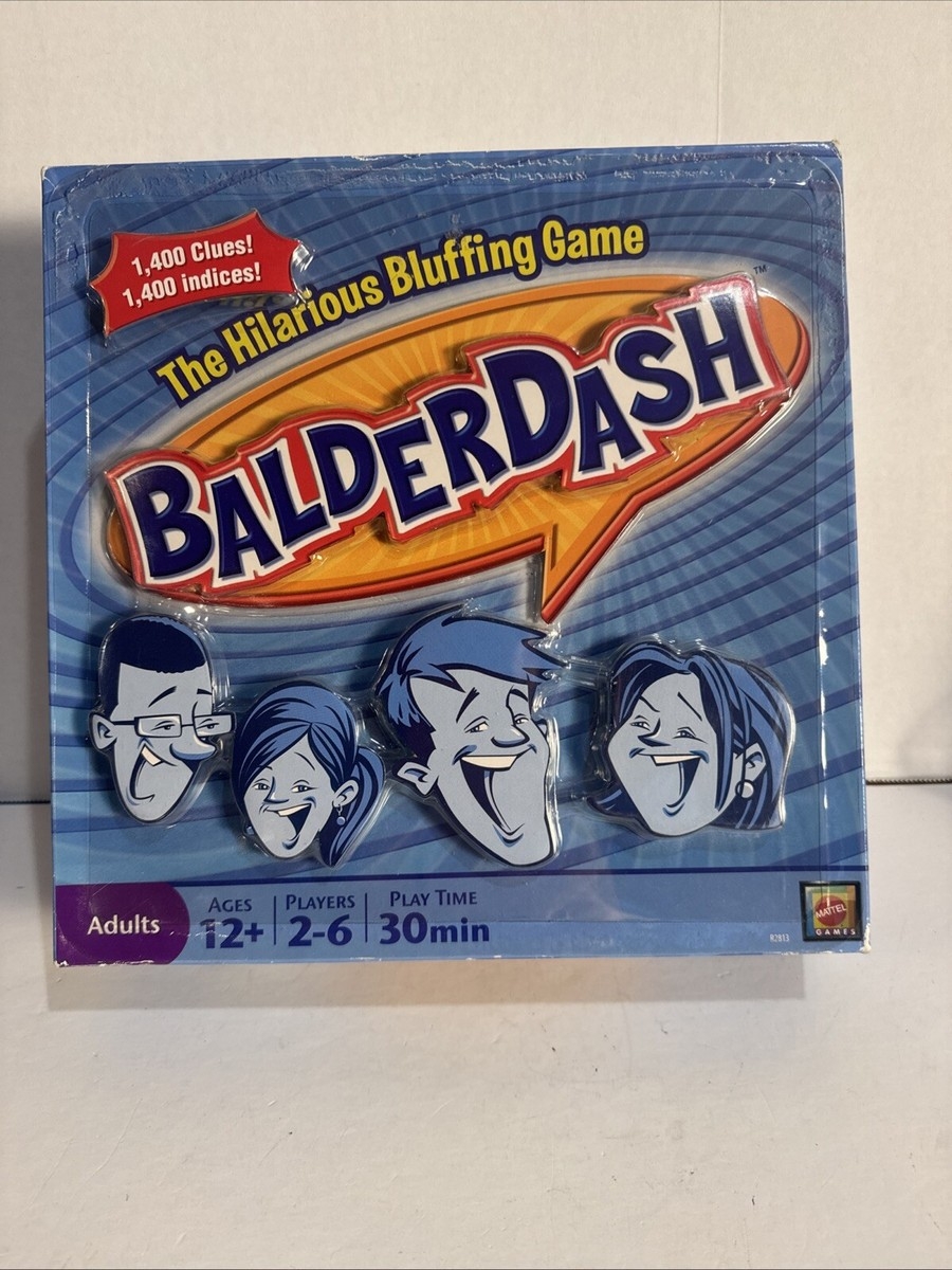 Balderdash Hilarious Bluffing Game 2009 Edition Adult Board Game Mattel EBay Balderdash Hilarious Bluffing Game 2009 Edition Adult Board Game Mattel EBay