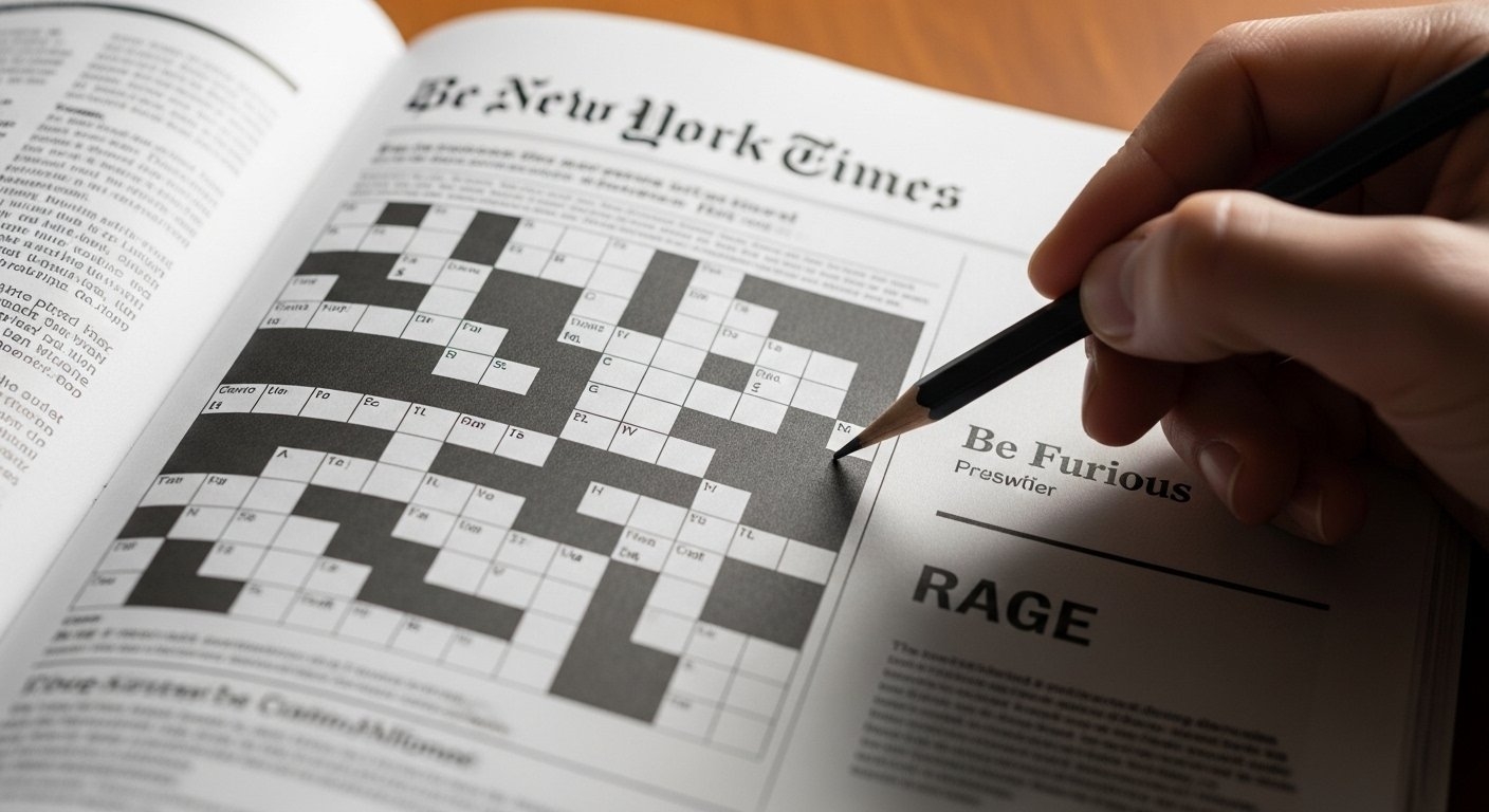 Be Furious Nyt Crossword Clue And Answer Guide