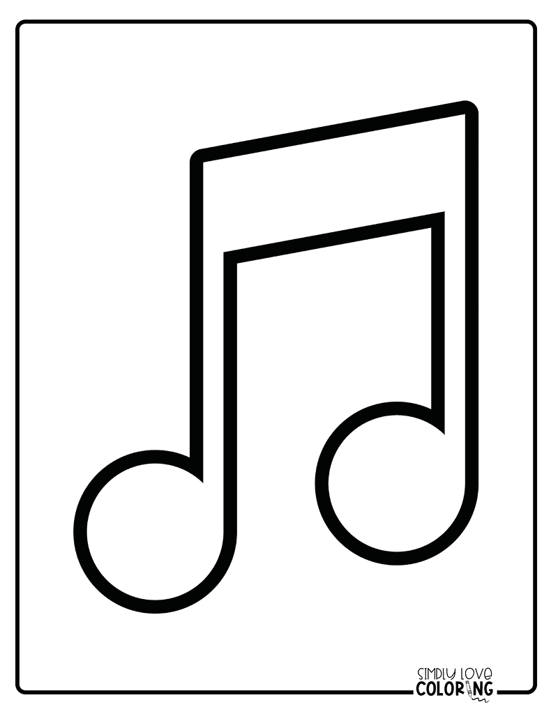 Beautiful Music Coloring Pages Free PDF Printables Simply Love Coloring Beautiful Music Coloring Pages Free PDF Printables Simply Love Coloring