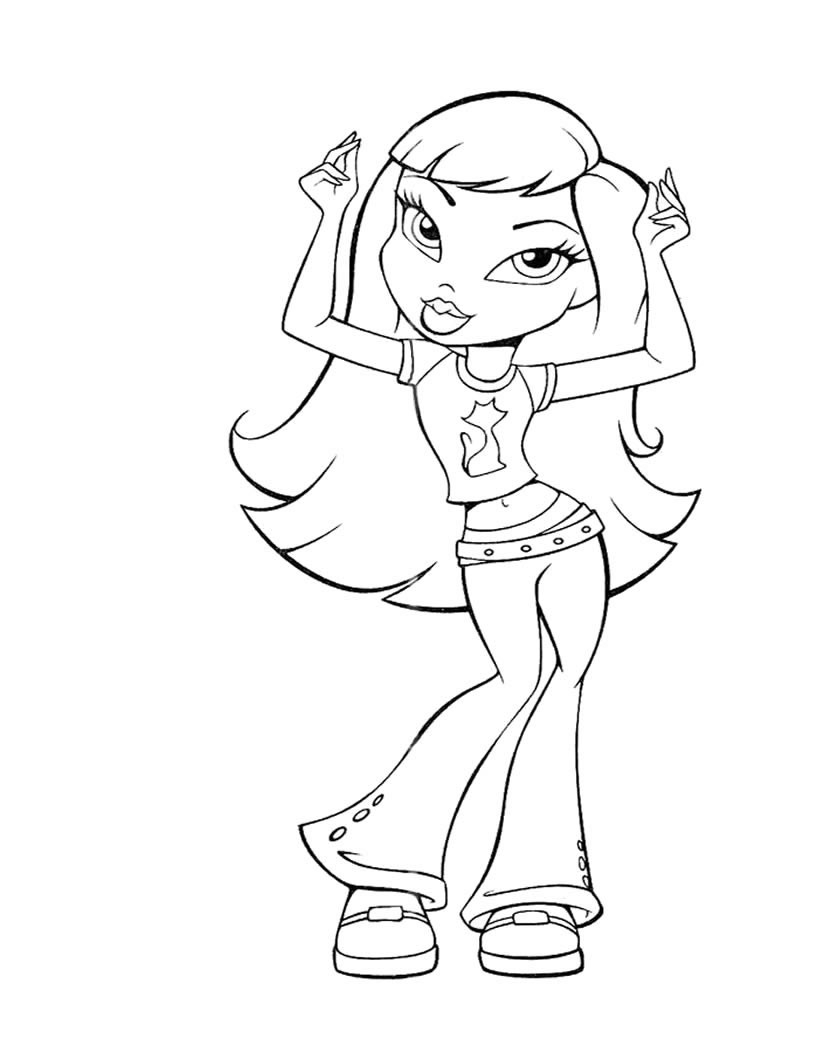 Bratz Coloring Pages Hellokids