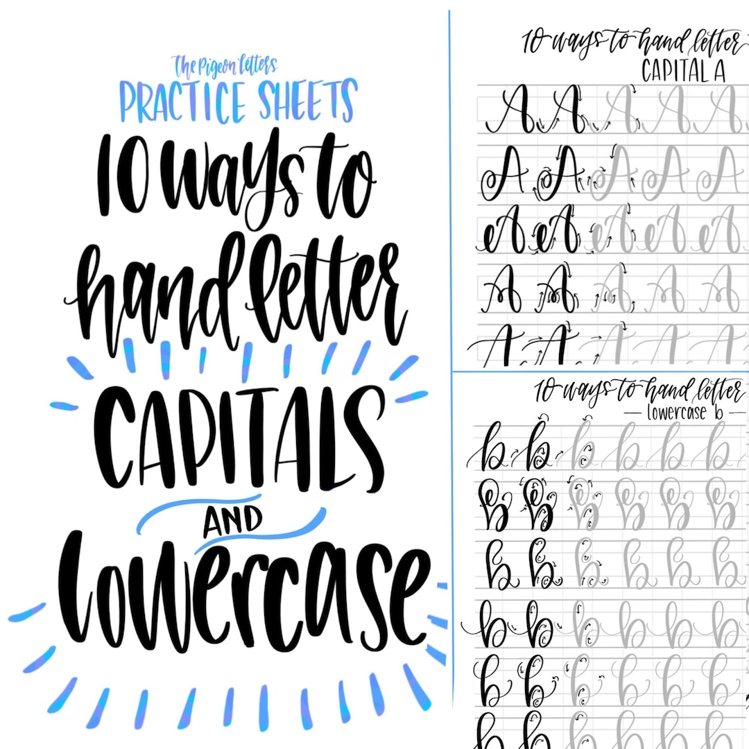 calligraphy practice sheets alphabet