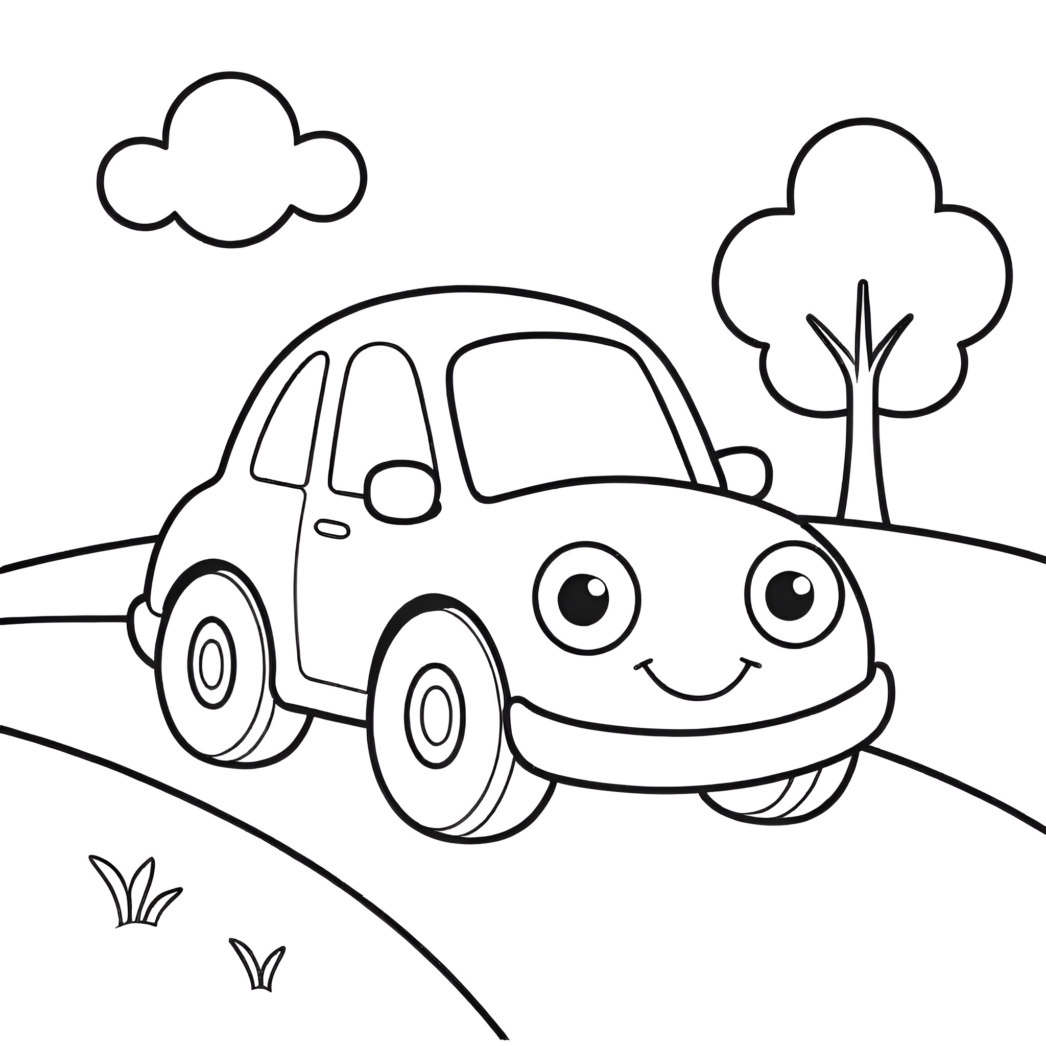 car coloring pages printable