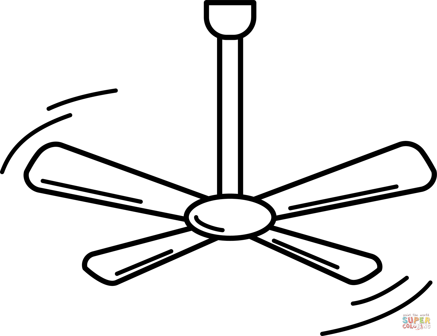 Ceiling Fan Coloring Page Free Printable Ceiling Fan Coloring Page Free Printable