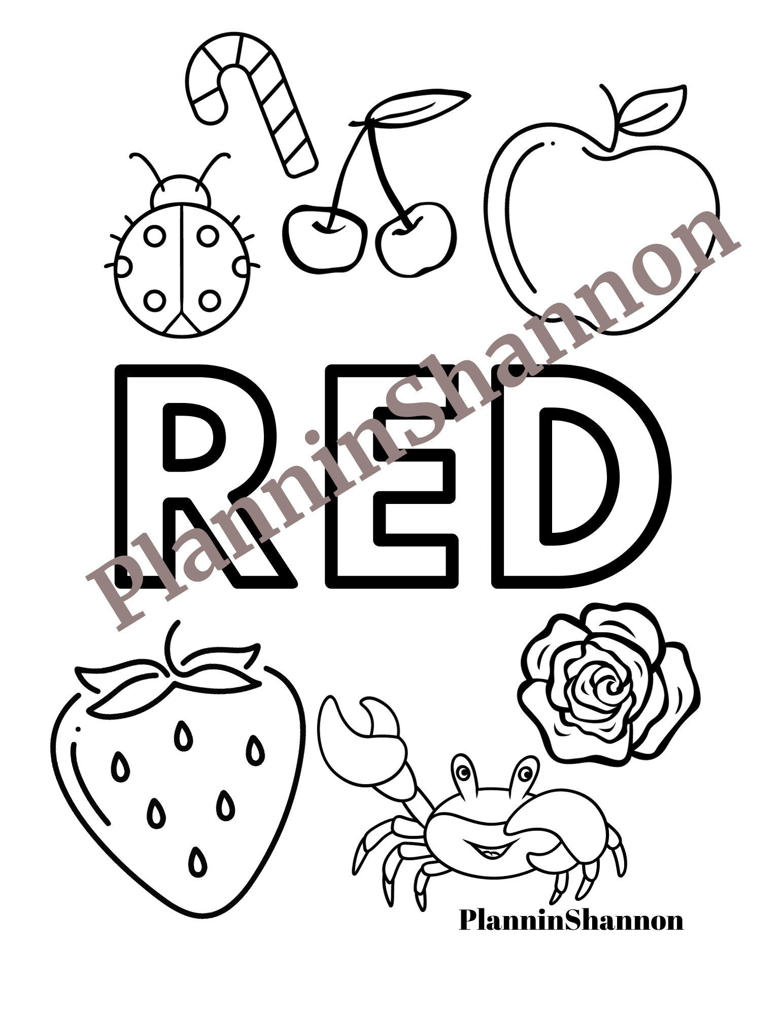 coloring pages for red coloring pages for red